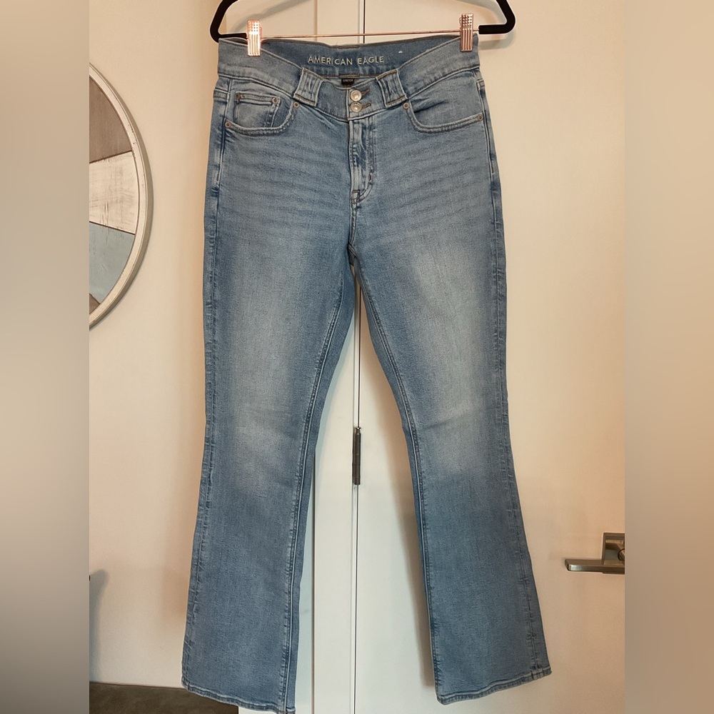 American Eagle  Stretch 90’S Low-Rise Skinny Kick